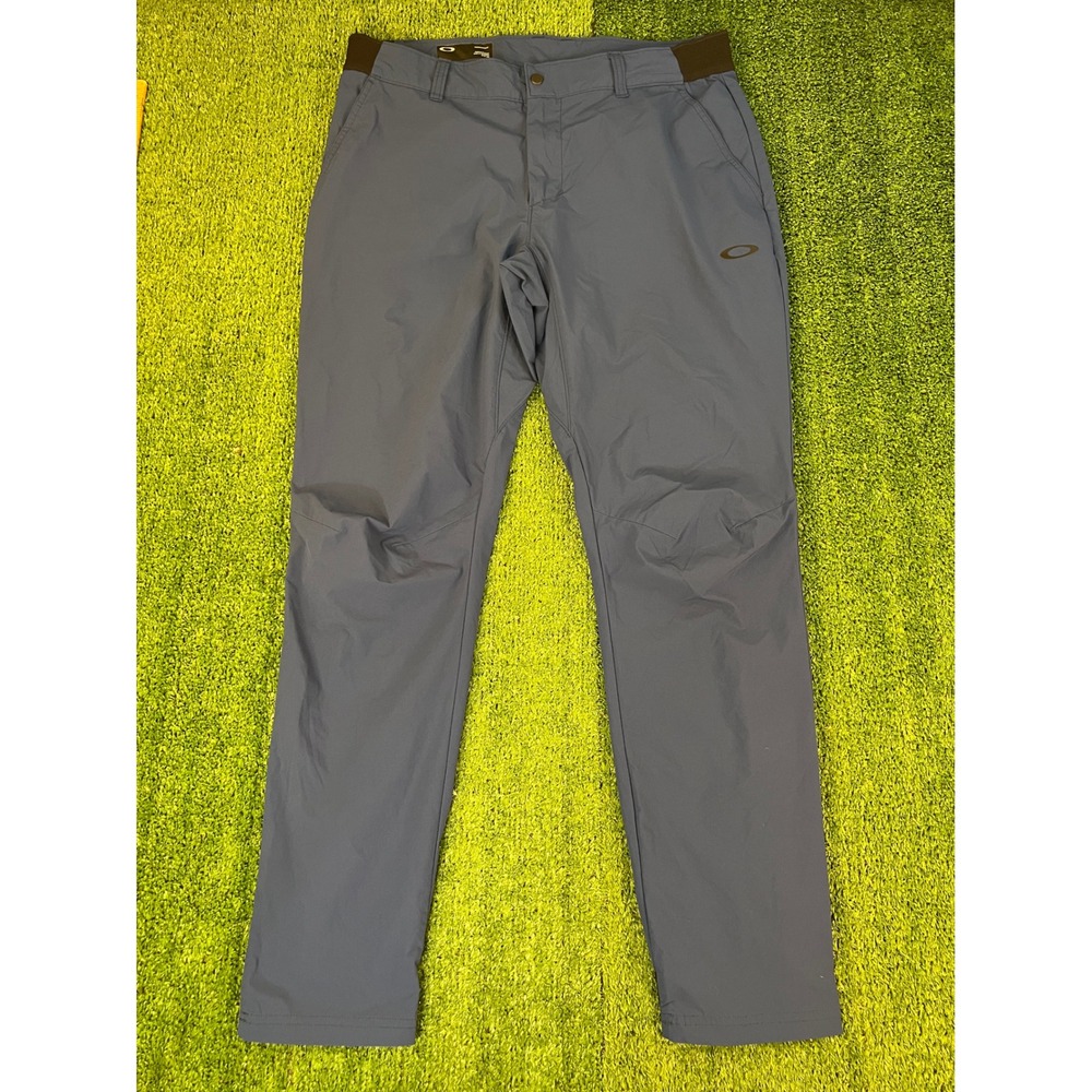 Oakley Mens Performance Fit Pants Blue Size 34 Technical Active Trousers